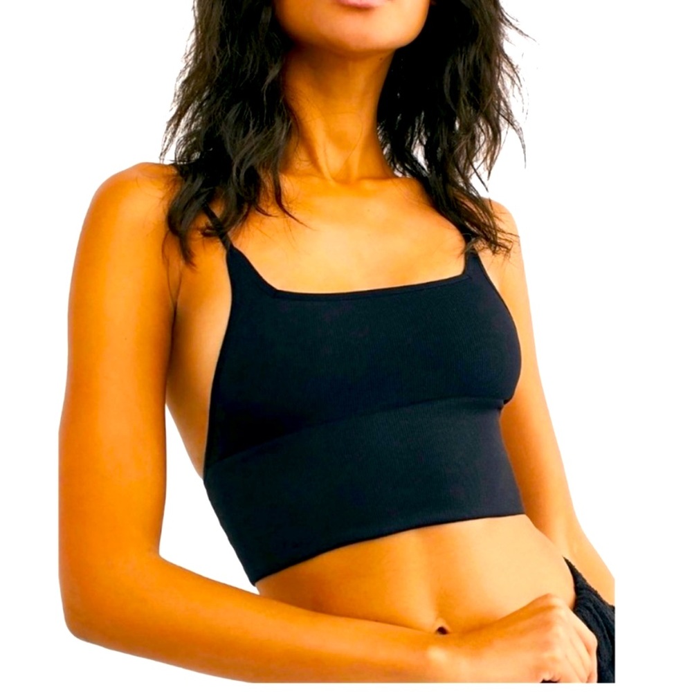 NWT Free People Andi Squareneck seamless cami
